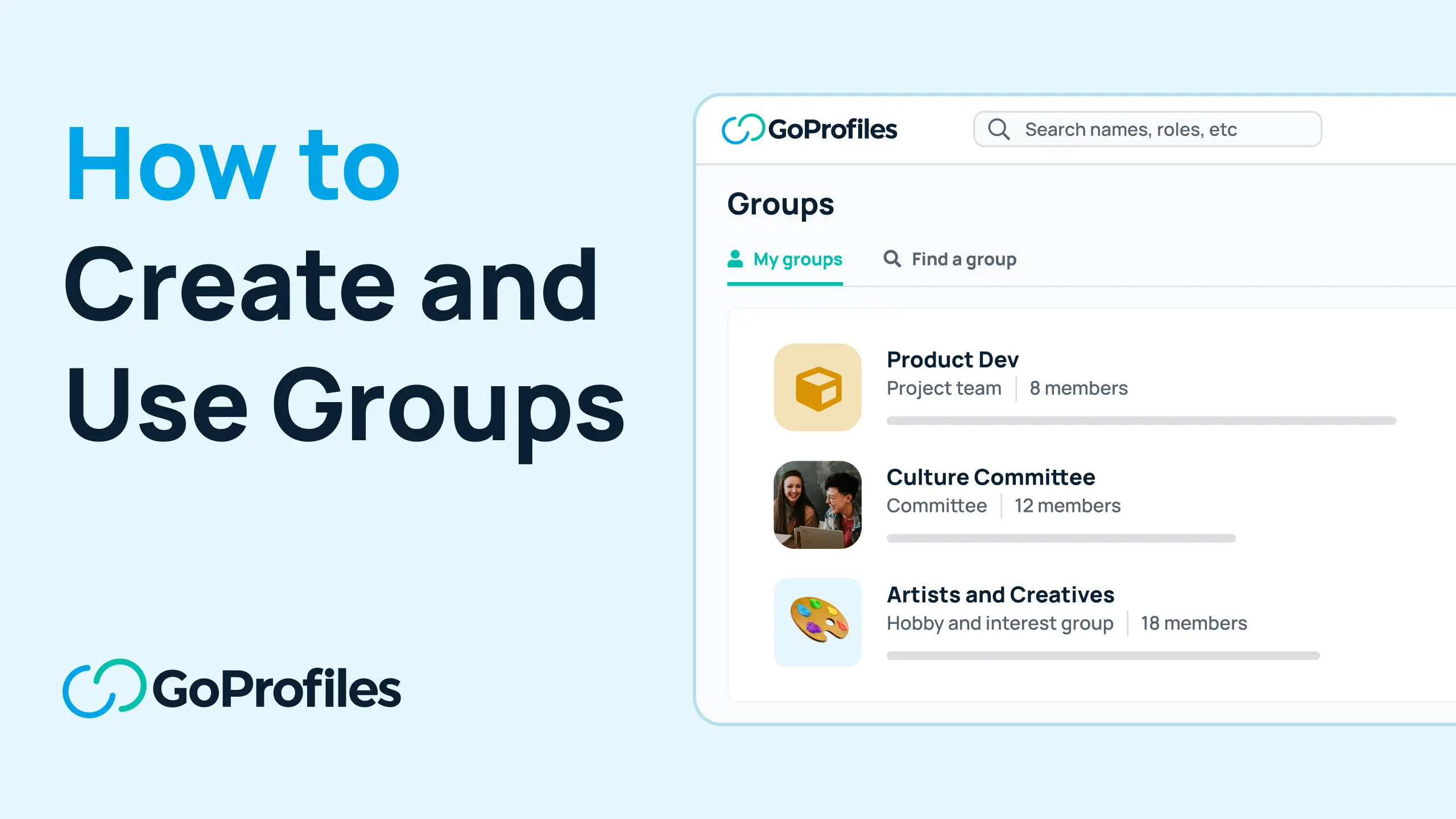 GoProfiles Tutorial: How to Join and Create Employee Groups to Stay Connected with Peers